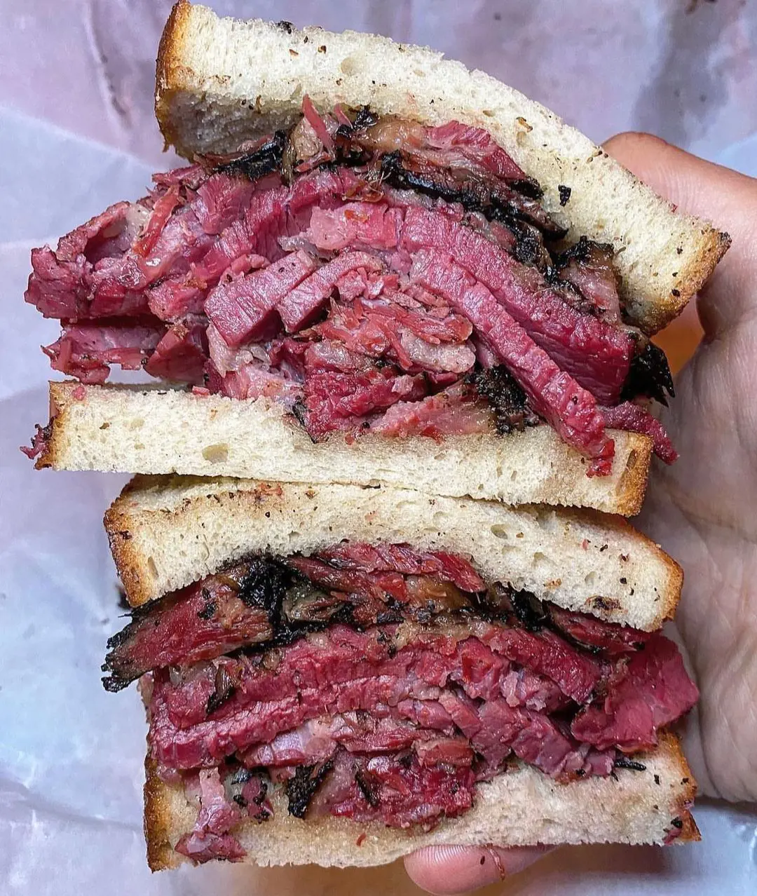 Pastrami at Katz's Delicatessen.