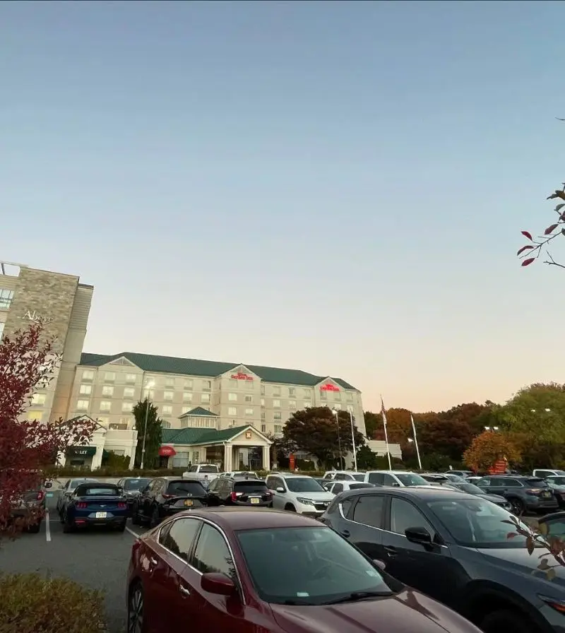 Beautiful shot snapped of Hilton Garden Inn parking lot