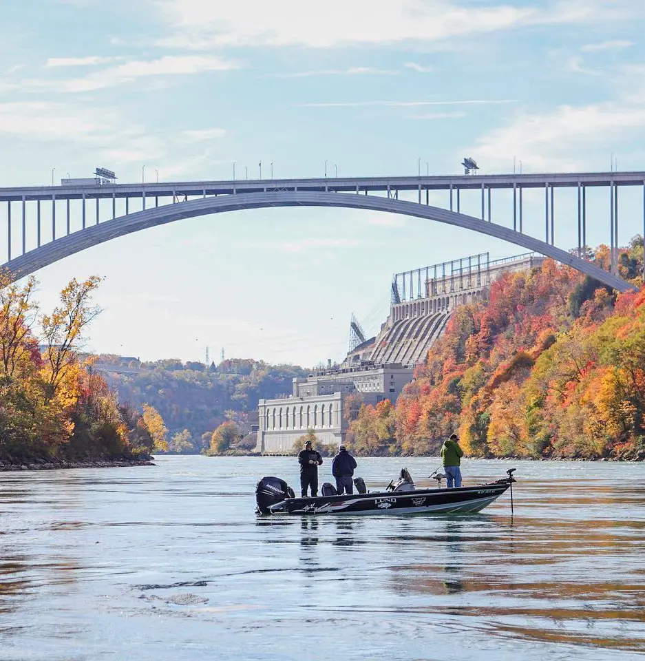 Rainbow International bridge image captured during the fall (photo by @tyler_siegmann)