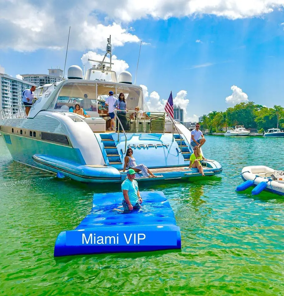 Visitors enjoying a sunset view from the Caribbean Spirit Miami Castaway Cruise