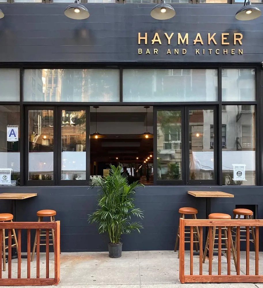 Steak sandwich at Haymaker Bar and Kitchen.