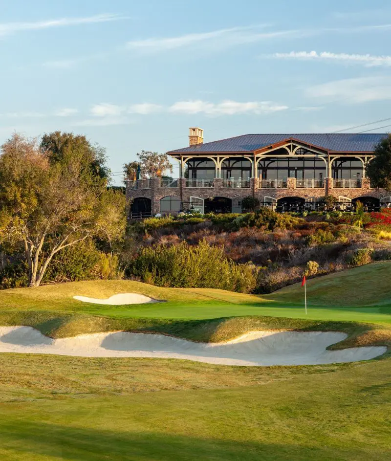 An ariel evening view of the eyecatching settings of Cape Rey Carlsbad