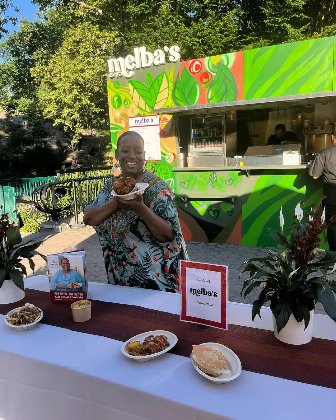 Melba Wilson during the opening of Melba's Restaurant At Wollman Rink.