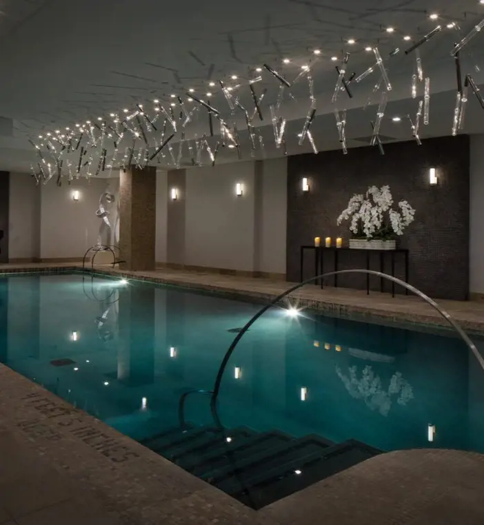 Beautiful pool in AKA Sutton Place.