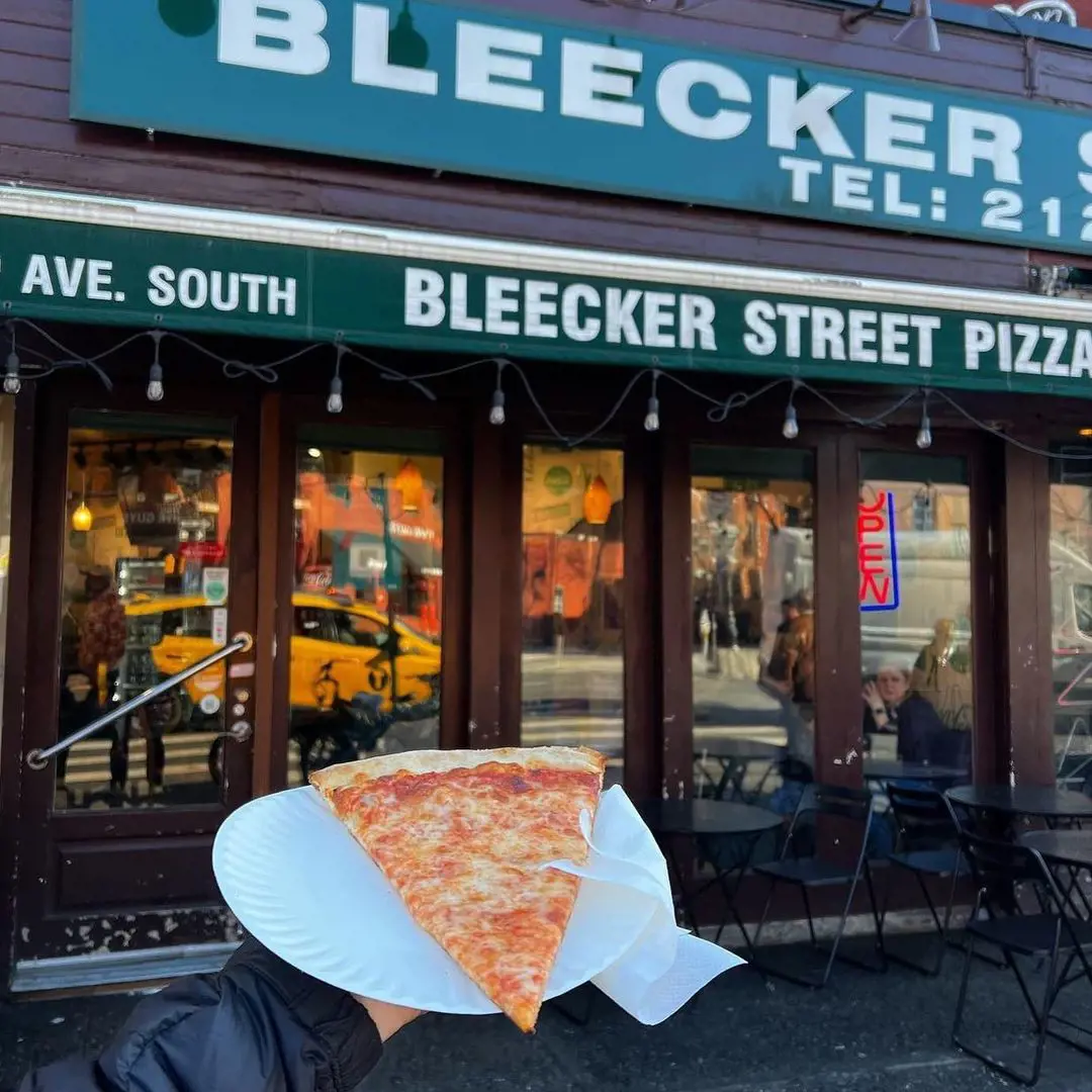 A slice of joy at Bleecker Street Pizza.