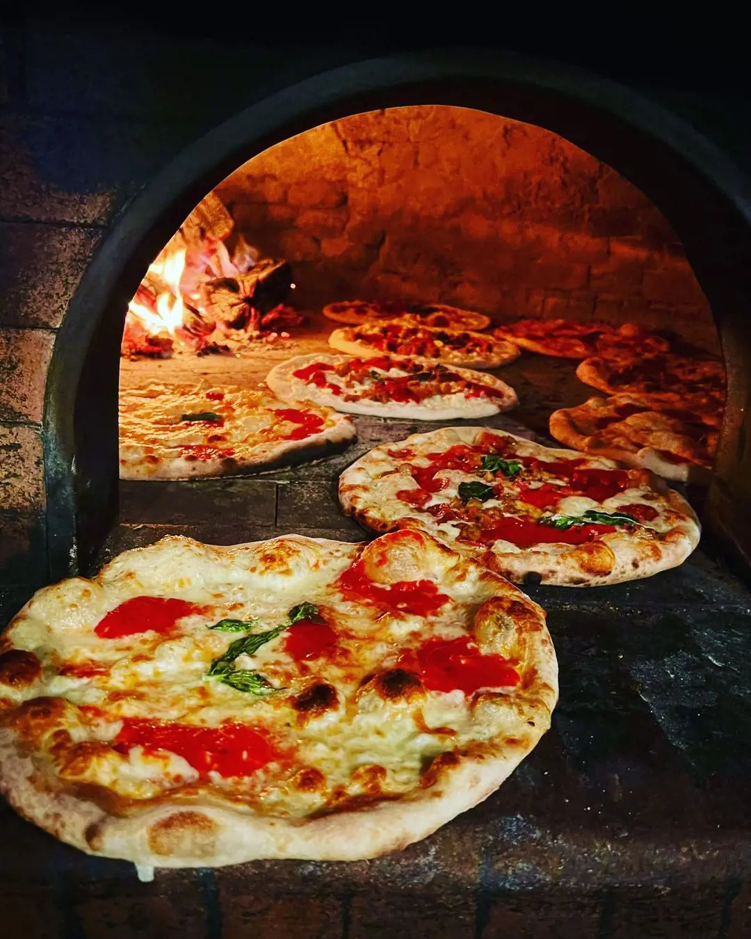 Wood-fired pies at Numero 28 Pizzeria.