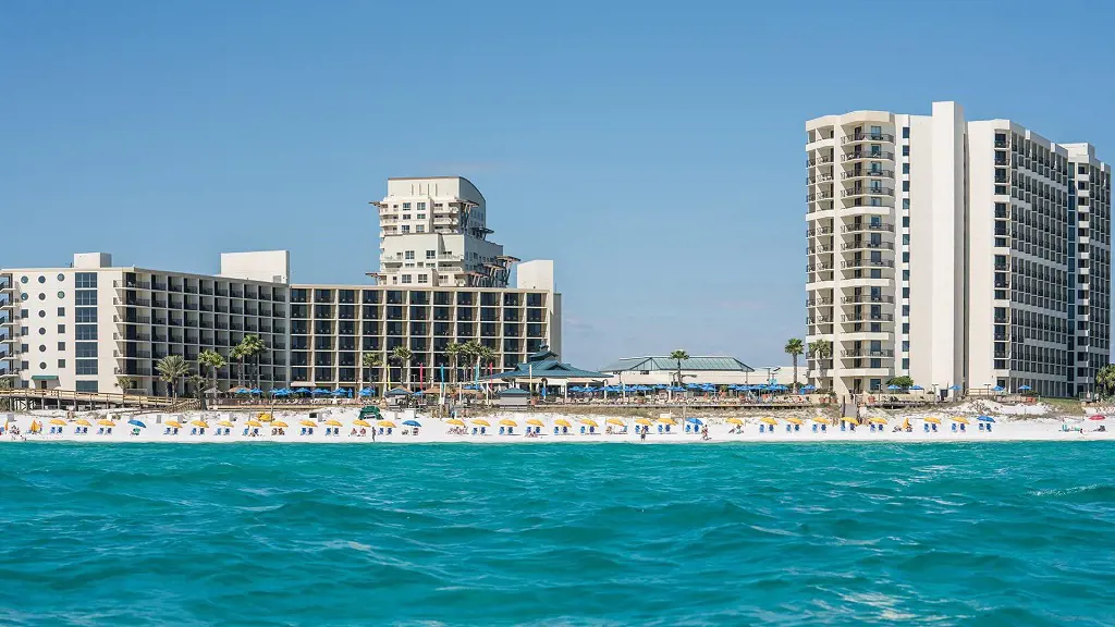 Hilton Sandestin has a private waterfront for the guests to enjoy