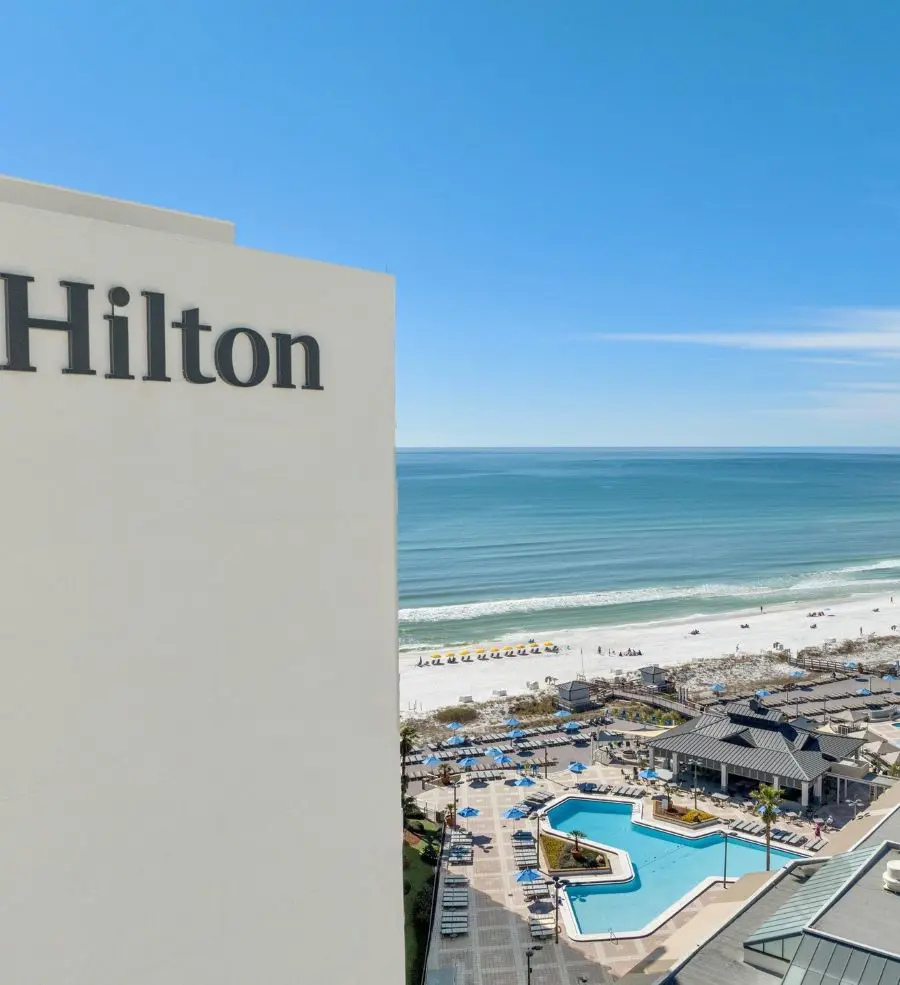 Hilton Sandestin has a private waterfront for the guests to enjoy